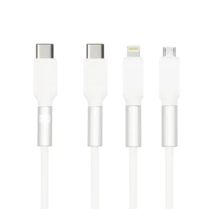 USB C to 3 IN 1 3.3ft Cable Bulk Pack - 4 colours