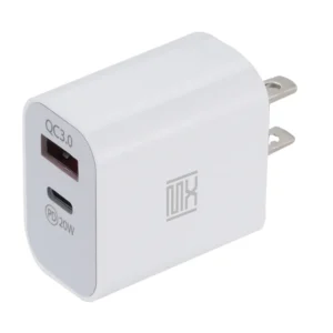 CETL USB A & USB C(PD) Wall Charger 20W MX Package For PM6TR - White