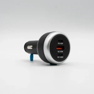 FCC USB A 1 Port(45W) & PD(45W) & PD(140W) Fast Car Charger comparable with Any Laptops