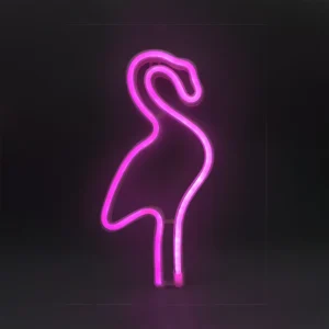 LED Neon Sign - Flamingo No Stand