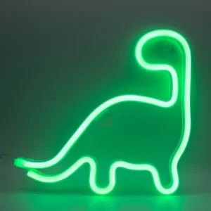 LED Neon Sign - Dinosaur No Stand