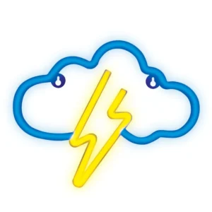 LED Neon Sign - Storm Cloud