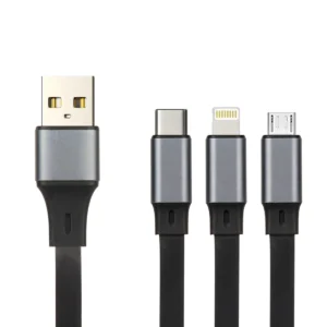USB A to 3 IN 1 Retractable 4ft Cable Bulk Pack