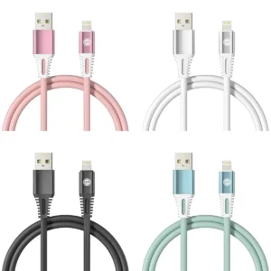 Fire Resistance  USB to Lightning  30W 10ft Cable Hang Tag Pack