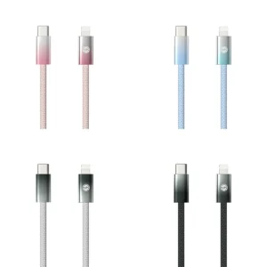 Type-C to Type-C 10ft Cable Hang Tag Pack (20W) - 4 colours