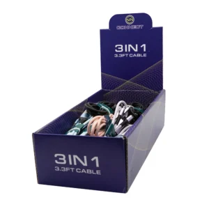 USB 3 IN 1 Cable - 3.3ft, 24pcs/PDQ(NN0007)